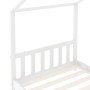 Estructura de cama infantil madera maciza pino blanco 80x160 cm de , Cunas y camas para niños - Ref: Foro24-283368, Precio: 1...