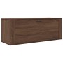 Mueble zapatero pared contrachapada marrón roble 100x35x38 cm de , Zapateros y organizadores de calzado - Ref: Foro24-821027,...