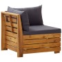 Sofá seccional esquina 1 pza con cojines madera maciza acacia | Foro24.es | Tu tienda online para hogar, jardín y más Foro24.es