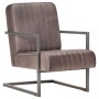 Sillón voladizo cuero auténtico marrón envejecido | Foro24.es | Tu tienda online para hogar, jardín y más Foro24.es