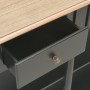 Mesa consola de MDF negra 120x30x76 cm de , Mesas auxiliares - Ref: Foro24-280018, Precio: 237,16 €, Descuento: -5%%