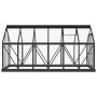 Invernadero de vidrio gris antracita aluminio 155x298x191 cm de , Invernaderos - Ref: Foro24-3082335, Precio: 765,76 €, Descu...