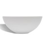 Lavabo de baño con grifo mezclador cerámica redondo blanco de , Lavabos - Ref: Foro24-275494, Precio: 88,74 €, Descuento: %