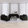 Juego de sofás con cojines 4 piezas tela negro de , Sofás - Ref: Foro24-3201782, Precio: 654,96 €, Descuento: %