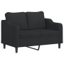 Juego de sofás con cojines 4 piezas tela negro de , Sofás - Ref: Foro24-3201782, Precio: 654,96 €, Descuento: %