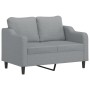Juego de sofás con cojines 4 piezas tela gris claro de , Sofás - Ref: Foro24-3201794, Precio: 678,17 €, Descuento: %
