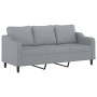 Juego de sofás con cojines 4 piezas tela gris claro de , Sofás - Ref: Foro24-3201794, Precio: 678,17 €, Descuento: %