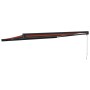 Toldo retráctil aluminio y tela naranja y marrón 4,5x3 m de , Toldos - Ref: Foro24-3154569, Precio: 599,86 €, Descuento: -5%%