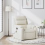 Sillón de masaje reclinable de terciopelo crema de , Sillones - Ref: Foro24-373520, Precio: 265,22 €, Descuento: %