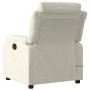 Sillón de masaje reclinable de terciopelo crema de , Sillones - Ref: Foro24-373520, Precio: 265,22 €, Descuento: %