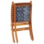 Silla de relax plegable cuero auténtico marrón de , Taburetes y sillas plegables - Ref: Foro24-356376, Precio: 172,38 €, Desc...