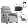Sillón reclinable de masaje eléctrico terciopelo gris claro de , Sillones - Ref: Foro24-3205081, Precio: 292,14 €, Descuento: %
