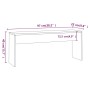 Juego de comedor 3 piezas madera contrachapada gris hormigón de vidaXL, muebles para cocinas y comedores - Ref: Foro24-809480...