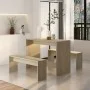 Juego de comedor 3 piezas madera contrachapada roble Sonoma de vidaXL, muebles para cocinas y comedores - Ref: Foro24-809479,...