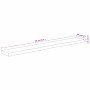 Estante pared rectangular madera acacia borde vivo 180x20x2,5cm de , Tableros para mesas - Ref: Foro24-370233, Precio: 231,62...