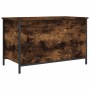 Banco almacenaje madera ingeniería roble ahumado 80x42,5x50 cm | Foro24.es | Tu tienda online para hogar, jardín y más Foro24.es