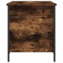 Banco almacenaje madera ingeniería roble ahumado 80x42,5x50 cm | Foro24.es | Tu tienda online para hogar, jardín y más Foro24.es
