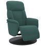 Sillón reclinable con reposapiés terciopelo verde oscuro de , Sillones - Ref: Foro24-356684, Precio: 208,79 €, Descuento: -5%%