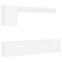 Muebles de TV de pared 5 piezas madera de ingeniería blanco de , Muebles TV - Ref: Foro24-3216496, Precio: 179,36 €, Descuent...