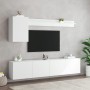 Muebles de TV de pared 5 piezas madera de ingeniería blanco de , Muebles TV - Ref: Foro24-3216496, Precio: 179,36 €, Descuent...