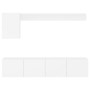 Muebles de TV de pared 5 piezas madera de ingeniería blanco de , Muebles TV - Ref: Foro24-3216496, Precio: 179,36 €, Descuent...