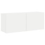 Muebles de TV de pared 5 piezas madera de ingeniería blanco de , Muebles TV - Ref: Foro24-3216496, Precio: 179,36 €, Descuent...