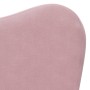 Sofá cama para niños felpa suave rosa de , Mobiliario para bebés y niños pequeños - Ref: Foro24-357057, Precio: 39,65 €, Desc...