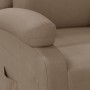 Sillón reclinable de cuero sintético color capuchino de , Sillones - Ref: Foro24-340175, Precio: 216,66 €, Descuento: %