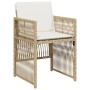 Sillas de jardín con cojines 4 uds ratán sintético beige | Foro24.es | Tu tienda online para hogar, jardín y más Foro24.es