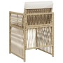 Sillas de jardín con cojines 4 uds ratán sintético beige | Foro24.es | Tu tienda online para hogar, jardín y más Foro24.es