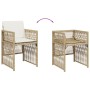 Sillas de jardín con cojines 4 uds ratán sintético beige | Foro24.es | Tu tienda online para hogar, jardín y más Foro24.es