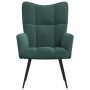 Sillón de relax de terciopelo verde oscuro en Sillones | Comprar online en Foru.es