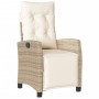Set comedor de jardín 7 pzas con cojines ratán sintético beige de , Conjuntos de jardín - Ref: Foro24-3212818, Precio: 901,01...