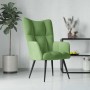 Sillón de relax de terciopelo verde claro en Sillones | Comprar online en Foru.es
