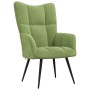 Sillón de relax de terciopelo verde claro en Sillones | Comprar online en Foru.es