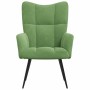 Sillón de relax de terciopelo verde claro en Sillones | Comprar online en Foru.es