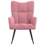 Sillón de relax de terciopelo rosa en Sillones | Comprar online en Foru.es