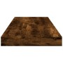 Estantes pared 4 uds madera ingeniería roble humo 60x10x1,5 cm de , Estanterías - Ref: Foro24-838225, Precio: 20,36 €, Descue...