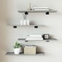 Estantes pared 4 uds madera ingeniería gris Sonoma 60x20x1,5 cm de , Estanterías - Ref: Foro24-838233, Precio: 28,65 €, Descu...