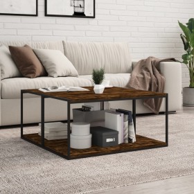 Estantes pared 4 uds madera ingeniería roble humo 80x40x1,5 cm de , Estanterías - Ref: Foro24-838273, Precio: 47,72 €, Descue...