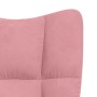 Sillón de relax de terciopelo rosa en Sillones | Comprar online en Foru.es