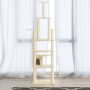 Rascador para gatos con postes de sisal crema 183 cm de vidaXL, Mobiliario para gatos - Ref: Foro24-171482, Precio: 85,69 €, ...