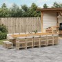 Set comedor de jardín 17 pzas con cojines ratán sintético beige de , Conjuntos de jardín - Ref: Foro24-3211012, Precio: 1,00 ...