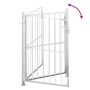 Puerta de jardín de acero inoxidable 100x125 cm de , Puertas de jardín - Ref: Foro24-376470, Precio: 152,01 €, Descuento: %