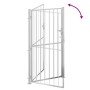 Puerta de jardín de acero inoxidable 100x180 cm de , Puertas de jardín - Ref: Foro24-376472, Precio: 176,88 €, Descuento: %