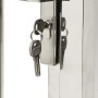 Puerta de jardín de acero inoxidable 100x180 cm de , Puertas de jardín - Ref: Foro24-376472, Precio: 176,88 €, Descuento: %