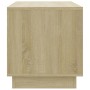 Mueble para TV madera contrachapada roble Sonoma 102x41x44 cm de vidaXL, Muebles TV - Ref: Foro24-809488, Precio: 69,43 €, De...