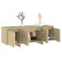Mueble para TV madera contrachapada roble Sonoma 120x30x40,5 cm de vidaXL, Muebles TV - Ref: Foro24-809578, Precio: 70,54 €, ...
