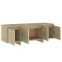 Mueble para TV madera contrachapada roble Sonoma 120x30x40,5 cm de vidaXL, Muebles TV - Ref: Foro24-809578, Precio: 70,54 €, ...