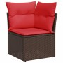 Set de sofás de jardín 11 pzas cojines ratán sintético marrón de , Conjuntos de jardín - Ref: Foro24-3219474, Precio: 752,86 ...